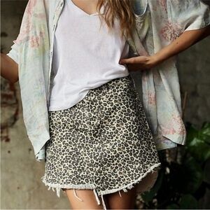 Free People - Womens Baily Denim Mini Skirt NWT